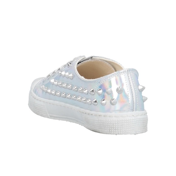 NEW! Iridescent with spikes Italian Sneackers - Picture 2 of 8
